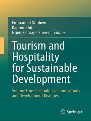 cover image of Tourism and Hospitality for Sustainable Development